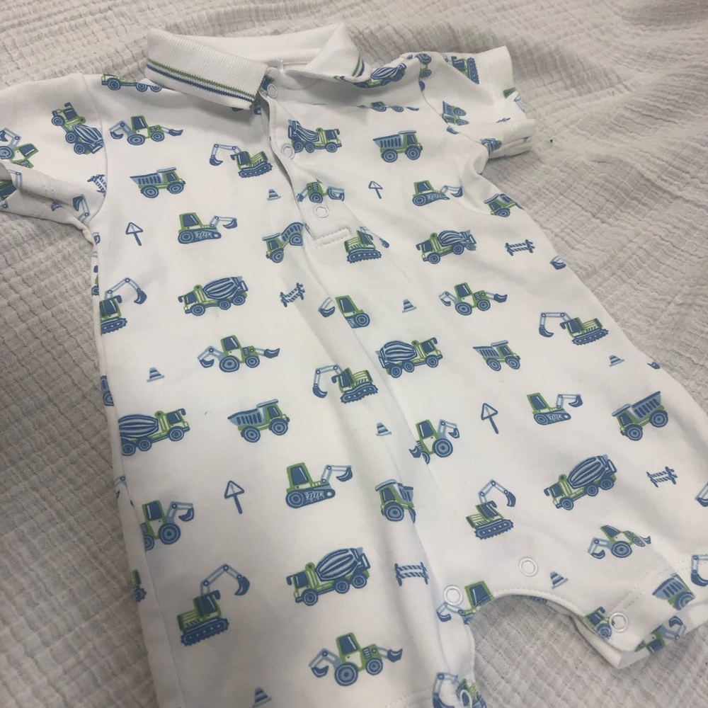 Adorable Construction Truck One Piece by Kissy Kissy
